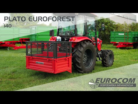 EuroForest TP140,  TRAKTOR PLATÓ
