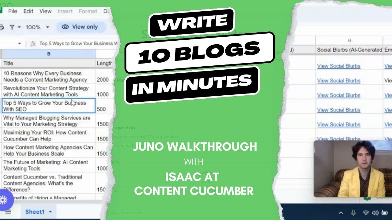 Juno Research tutorial