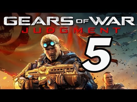 Gears of War Judgement Walkthrough Part 5: Seahorse Hills [HARDCORE] XBOX360/GAMEPLAY