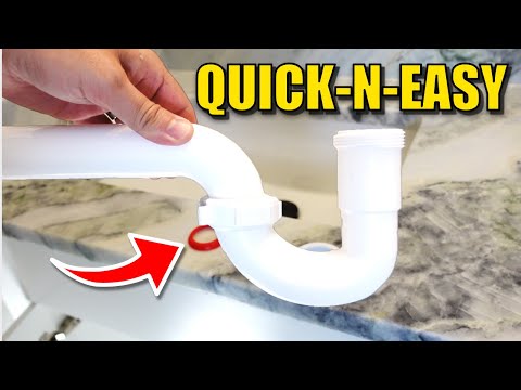 How to Install a PVC P trap
