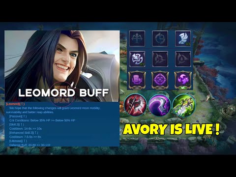 LEOMORD BUFF SOON?!?! 4 accounts in supreme!  - Chill Stream - Top Global Leomord - Avory | MLBB