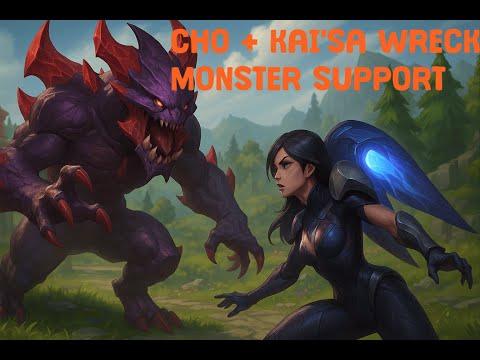 Cho'Gath + Kai'Sa Bot Lane DOMINATES! | Epic Win & Crazy Fun | League of Legends