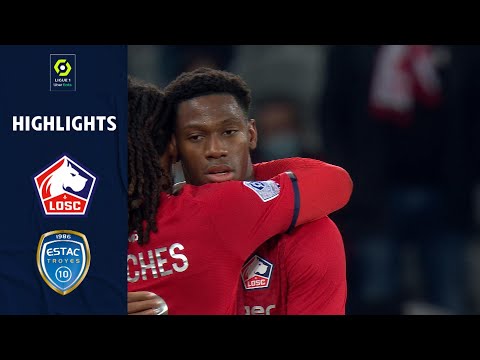 LOSC LILLE - ESTAC TROYES (2 - 1) - Highlights - (LOSC - ESTAC) / 2021-2022