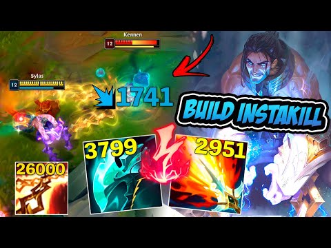 ESSA BUILD DE INSTAKILL DEIXA O SYLAS EXTREMAMENTE FORTE !! - LEAGUE OF LEGENDS