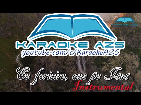 Ce fericire am pe Isus | Karaoke AZS (Instrumental)
