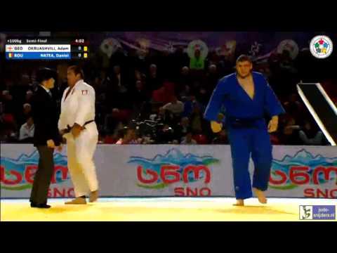 Judo 2014 Grand Prix Tbilisi: Okruashvili (GEO) - Natea (ROU) [+100kg] semi-final
