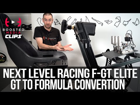 Next Level Racing F-GT Elite - GT to F1 Conversion