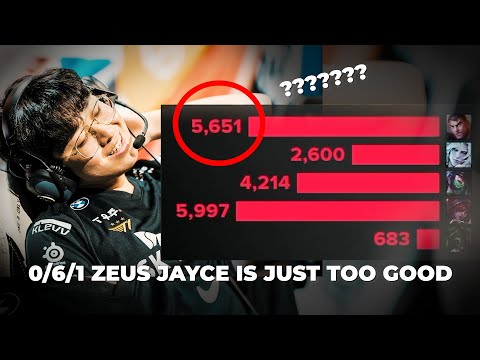 0/6/1 Zeus Jayce is Just too Good | T1 Zeus