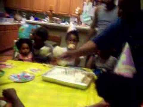 Elona's Birthday-Myla Stealing Cake