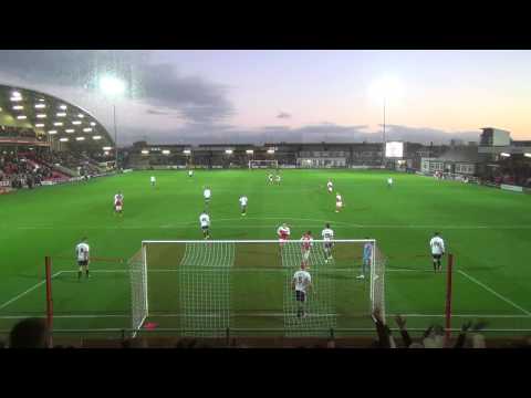 GREAT TEAM GOAL: Josh Morris scores his second versus Swindon