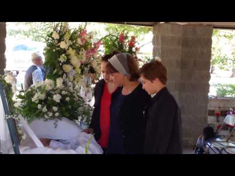 Grandmother funeral at the cemetery part 1