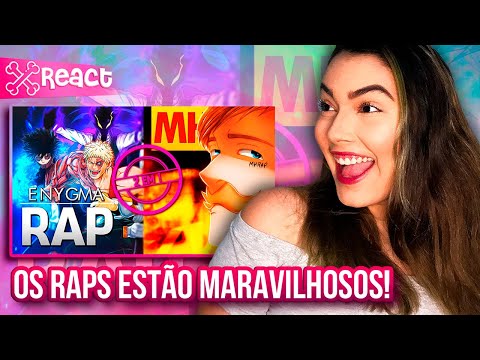REACT Rap da Liga dos Vilões & Vibe Escanor ☀️ | ENYGMA e MHRAP
