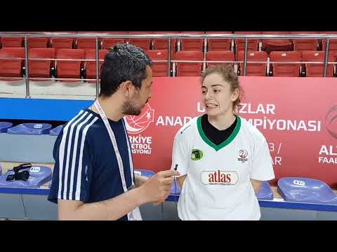 İstanbul Panterleri - Canik Belediyespor U18 Kızlar Basketbol Maçı Görüntüleri ve Röportajlar