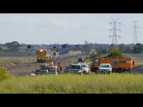 7738V Pacific National Grain Train At Gheringhap Loop (18/6/2020) - PoathTV Australian Railways