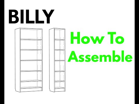 IKEA BILLY Assembly, Corner BILLY Bookcase