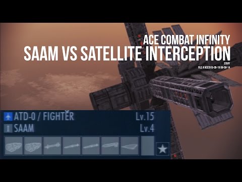 Ace Combat Infinity: 4 Player No Bots - SAAM vs SOLG (Satellite Interception) Test