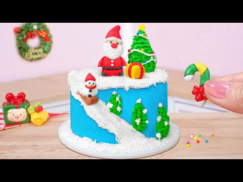 🎄 I Paid Bakery $1000 To Make Miniature Fondant Christmas Cakes  🎅 Holiday Cake Ideas By Mini Cakes
