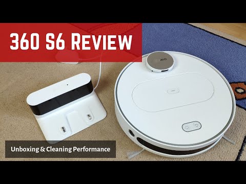 360 s6 robot vacuum cleaner, alexa, with mopping & sweeping ...