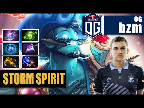 Storm Spirit Mid | OG.bzm | SCEPTER + REFRESHER CRAZY BZM STORM SPIRIT | 7.31b Gameplay Highlights