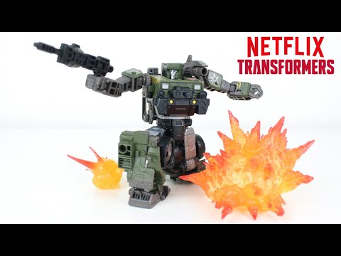 Transformers Netflix War For Cybertron Deluxe Class Hound Review