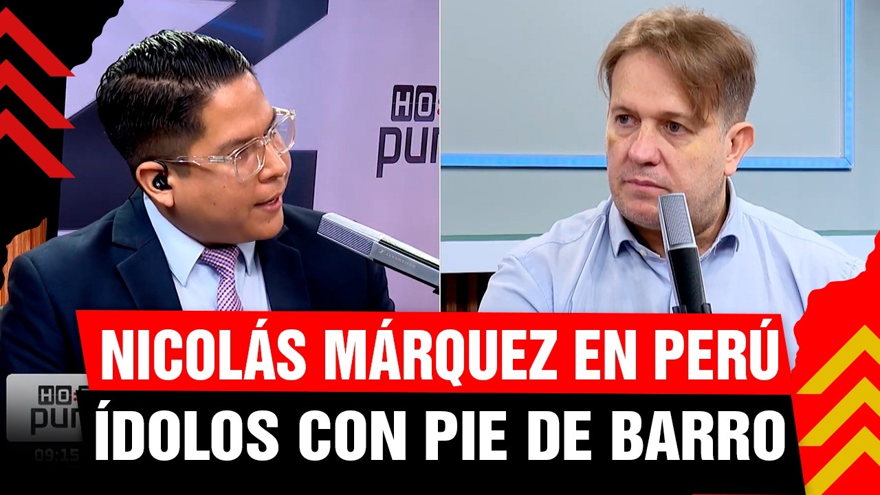 💥 Nicolás Márquez en PERÚ presenta “Ídolos con Pie de Barro” y habla sin filtro