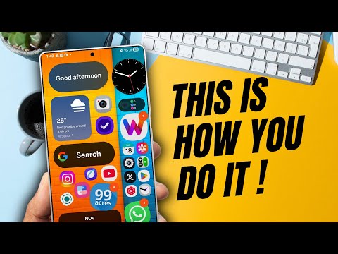 HOW TO CUSTOMIZE Your Galaxy Phone's Home Screen Like  A PRO !