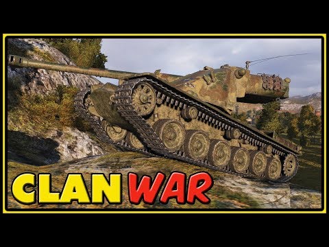 Clan War - Kranvagn - 10K Dmg - World of Tanks Gameplay