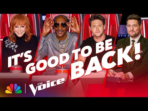 Bublé, Niall, Reba and Snoop's First Day on Set | The Voice | NBC