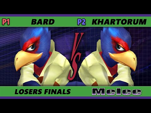 S@X 428 Losers Finals - Khartoum (Falco) Vs. Bard (Falco) Smash Melee - SSBM