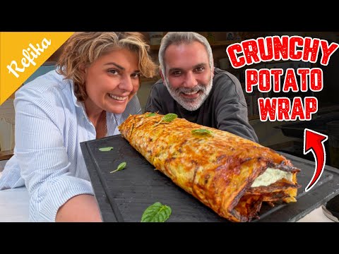 CRUNCHY POTATO WRAP | Crispy Outside, Creamy & Delicious Inside | Giant Family Recipe