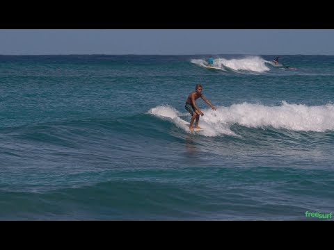 Longboard Segment / Kekoa Canullo Hanging Ten in Waikiki - Freesurf Magazine