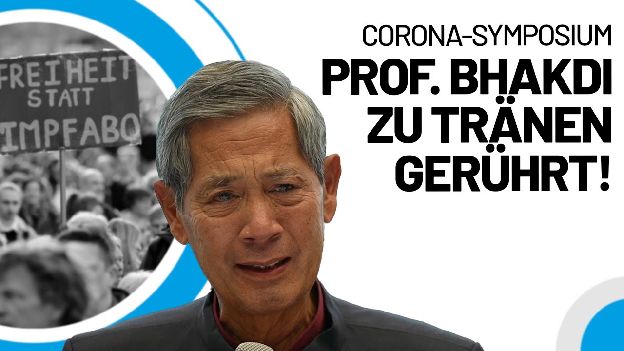 Emotionaler Auftritt von Prof. Dr. Sucharit Bhakdi auf dem 2. Corona-Symposium der AfD-Fraktion