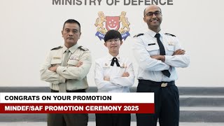Congrats on your promotion! (MINDEF/SAF Promotion Ceremony 2025)