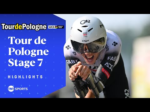POWERFUL TIME TRIAL! ⏱️ | Men's 2025 Tour de Pologne Stage 7 Highlights | TNT Sports Cycling