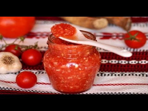 Tomatensoße   "Adschika"   für Pizza,   Nudelgerichte,  Spaghetti Bolognese und zu Fleischgerichten.