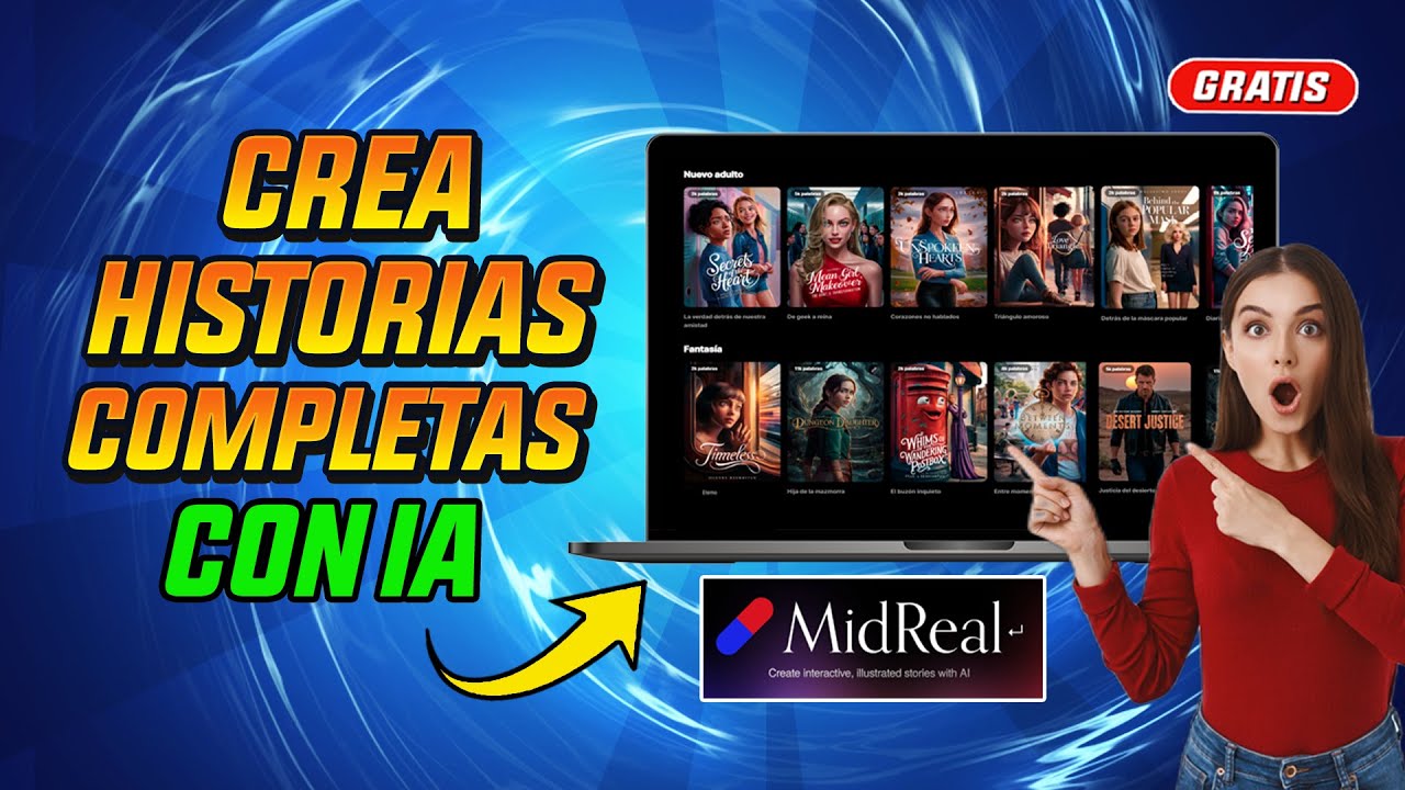 Crea Historias Increíbles en Minutos con MidReal AI 🚀 Paso a Paso