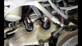 Replacing the passenger side rear spark plug and wire on 2007 Escalade