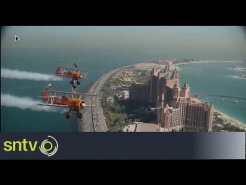 Breitling Wingwalkers perform in Dubai