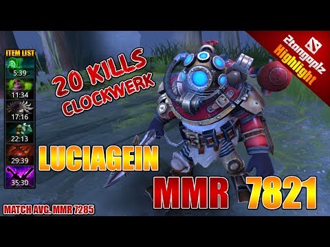 DOTA 2 ►「Highlight」LUCIAGEIN ► Clockwerk [MMR 7821]