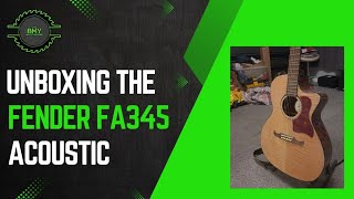 Video thumbnail for Unboxing Fender FA345CE Acoustic by The BMY Wood Roome