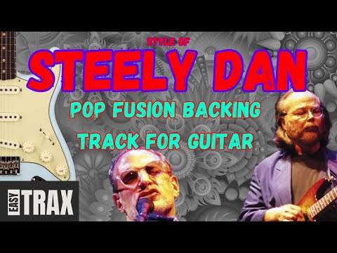 70s Pop Fusion Backing Track for Guitar - Style of Steely Dan - Key of Bm, 120 BPM