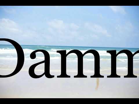 How To Pronounce Damm🌈🌈🌈🌈🌈🌈Pronunciation Of Damm