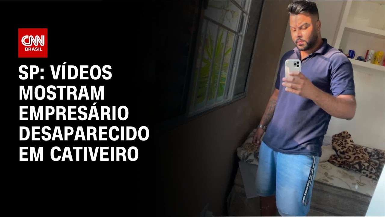Vídeos mostram empresário desaparecido em cativeiro em São Paulo | CNN NOVO DIA