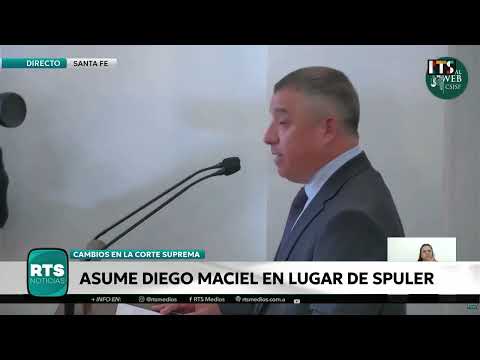 PODER JUDICIAL | Asumió Diego Maciel en la Corte Suprema de Santa Fe
