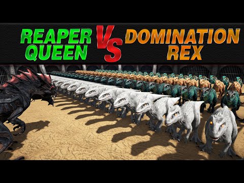 Reaper Queen vs Domination Rex || Ark Battle