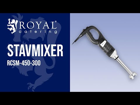 video - Stavmixer - 450 W - Royal Catering - 300 mm - 4000 - 16 000 rpm