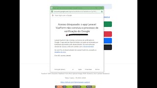 Acesso Bloqueado: O App Não Concluiu o Processo de Verificação do Google