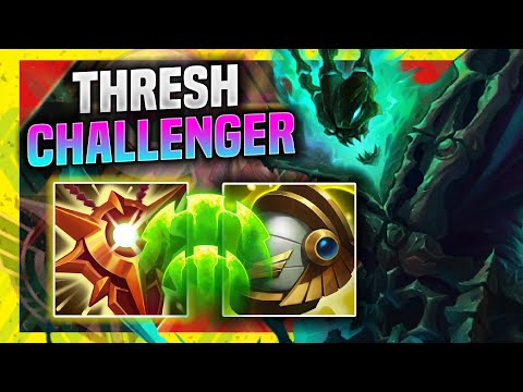 THIS KOREAN CHALLENGER PLAYS THRESH SUPPORT! - Korean Challenger Plays Thresh Support vs Seraphine!