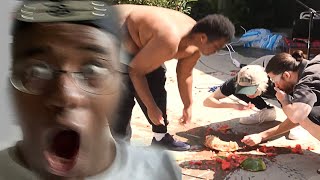 Becoming Cave Men for 24 Hours! (TOE LIFE)