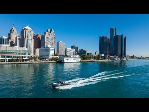 Iconic Cities by Water: Exploring Detroit on the Aviara AV36